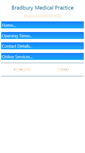 Mobile Screenshot of bradburymedicalpractice.com
